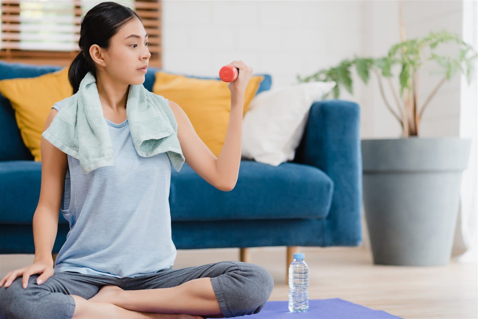A woman planning everyday health and wellness